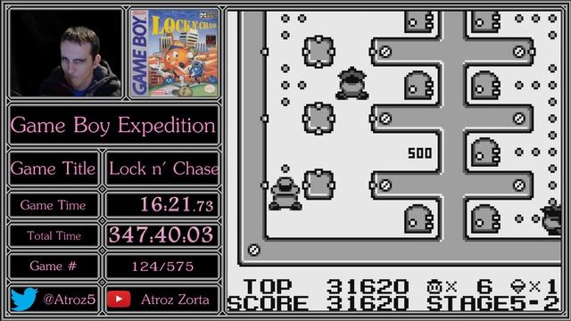 Game Boy Expedition! Game 124/575 Lock n' Chase смотреть онлайн