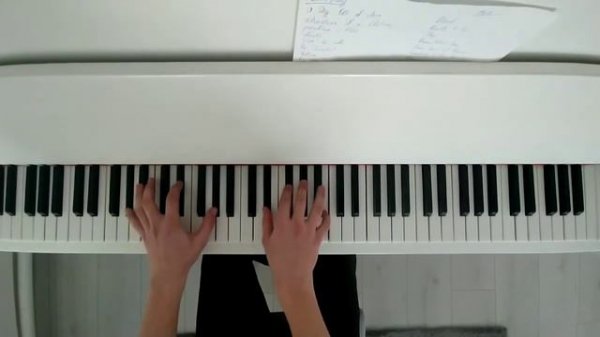 Tesla Boy - Fantasy (piano tutorial)