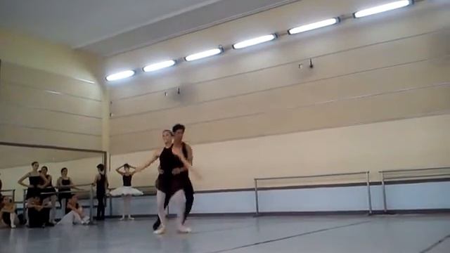 "Sylvia" PDD Adagio rehearsal. Cuban National Ballet School "Fernando Alonso" смотреть онлайн