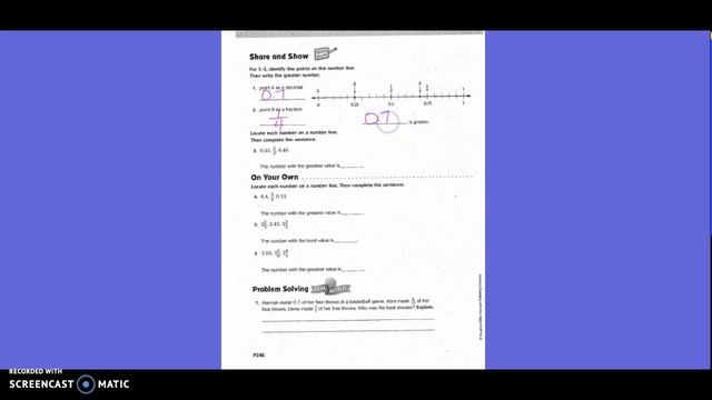 GR for 6th, Lesson 1: Compare Fractions and Decimals (5th) смотреть онлайн
