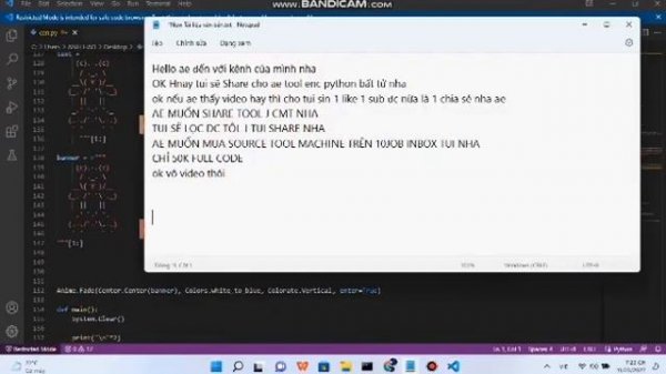 Share Tool Encode Python  | Python | Thái Hào