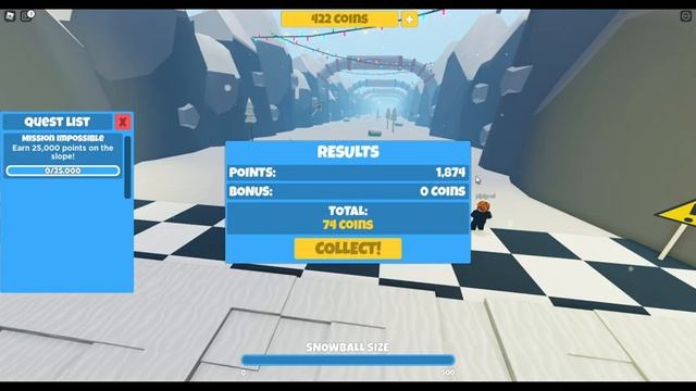 Это ГИГАНТСКИЙ СНЕЖОК! Snowballer Roblox смотреть онлайн