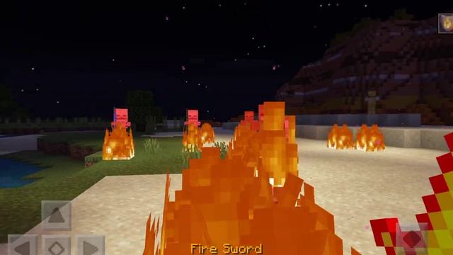 THE POWERFUL FIRE SWORD IN MCPE смотреть онлайн