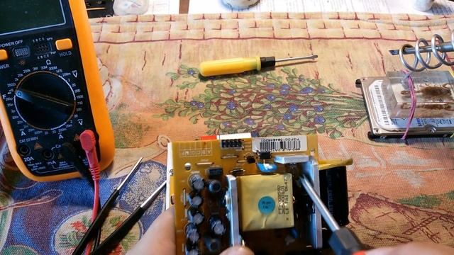 Ремонт монитора , типовая неисправность смотреть онлайн