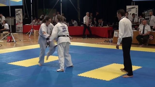 British Karate Kyokushinkai 8th Cup of Europe Irina Valieva v Lital Yodla смотреть онлайн