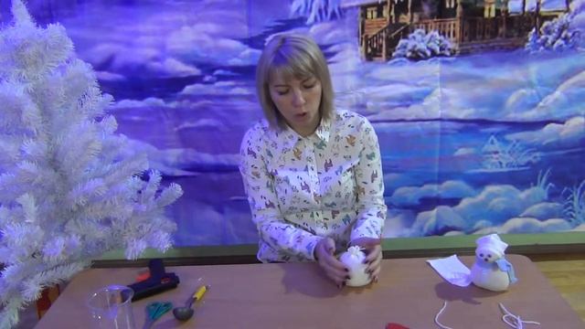 Снеговик из носка смотреть онлайн