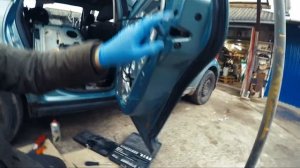 Замена замка в задней двери Passat B5 - Часть 2. Установка нового замка. Бутиловый шнур