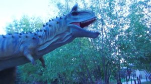 Динопарк в Москве "Сказка" в Крылатском, live dinosaurs