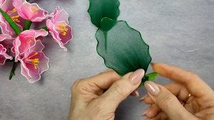 Цветы из капрона Нежные фиалки своими руками Подробный мастер класс\Master diy