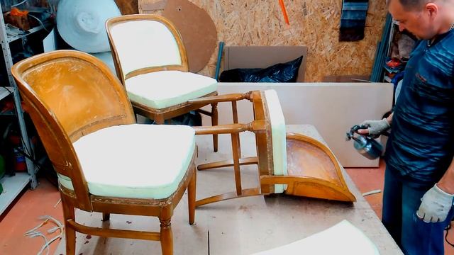 перетяжка советских стульев своими руками. DIY смотреть онлайн