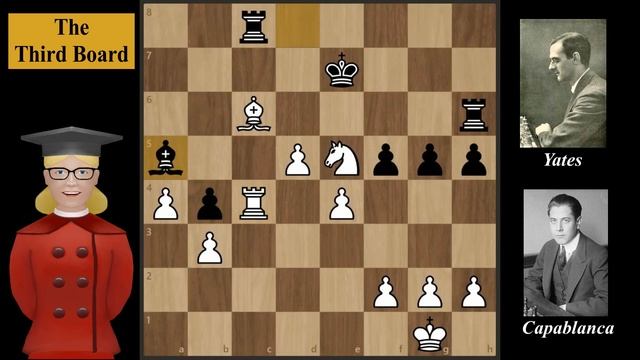 Capablanca vs Yates, 1919, PART 3 смотреть онлайн