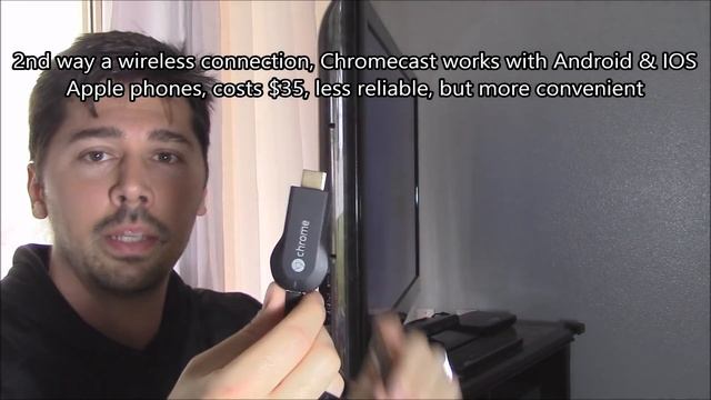 2 WAYS TO CONNECT PHONES TABLETS TO TV, wire vs wireless review смотреть онлайн