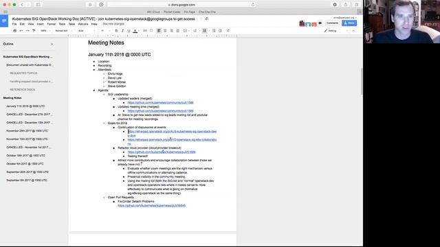 2017-01-10 Kubernetes OpenStack SIG Meeting смотреть онлайн
