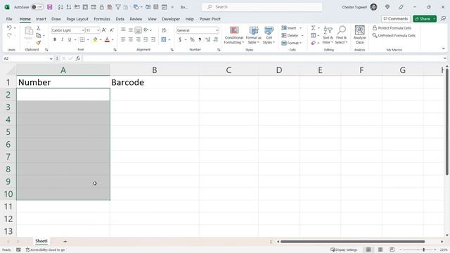 How to Create Barcodes in Excel | Code 39 Barcode Font for Excel | Barcode Formula смотреть онлайн