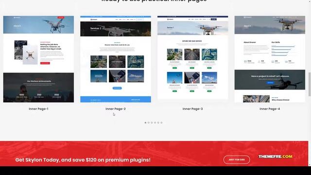 Sakura - Drone Aerial Photography and Videography WordPress Theme video production drone смотреть онлайн