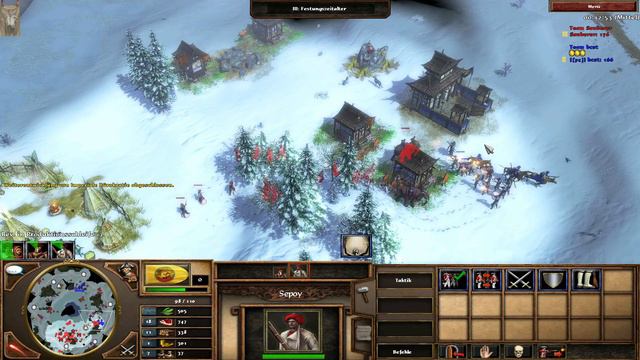 Age of Empires 3 India vs Japan смотреть онлайн