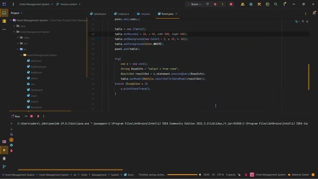 Hotel Management System | Creating Room Class | Java Project смотреть онлайн
