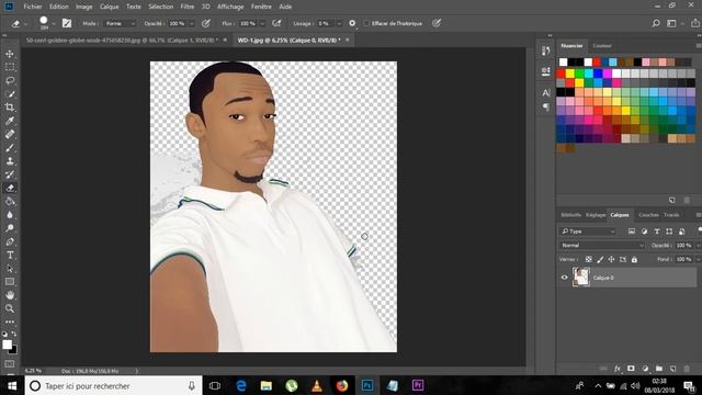 [Tuto1 DA debutant] Comment transformer jpeg en png avec photoshop смотреть онлайн