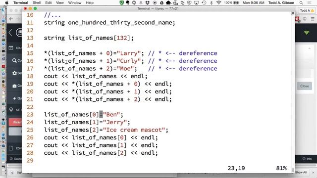 C++ Arrays смотреть онлайн
