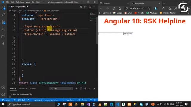 #Angular-10 in Telugu #10 Template Reference Variables Angular-10 in Telugu смотреть онлайн