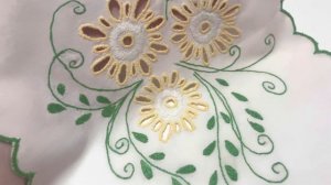 Вышивка из детства. Машинная вышивка.