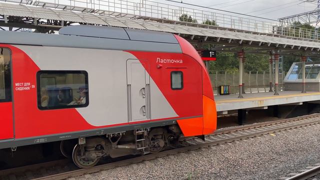 Train 🚂 Lastochka 'Swallow' Moscow Central Circle смотреть онлайн