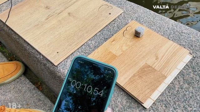 Какой тип пола пройдет все испытания? Тестируем напольные покрытия: ламинат, паркет, кварцвинил. смотреть онлайн