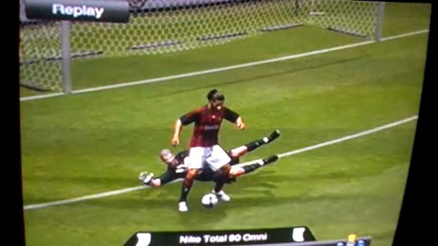 PES 2009 XBox... AC Milan - FC Barcelona смотреть онлайн