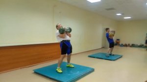 Толчок гирь по длинному циклу 24 кг за 5 минут