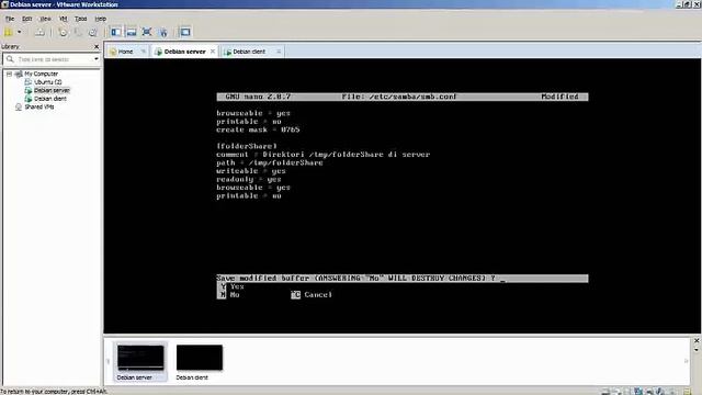 konfigurasi samba server dan client смотреть онлайн