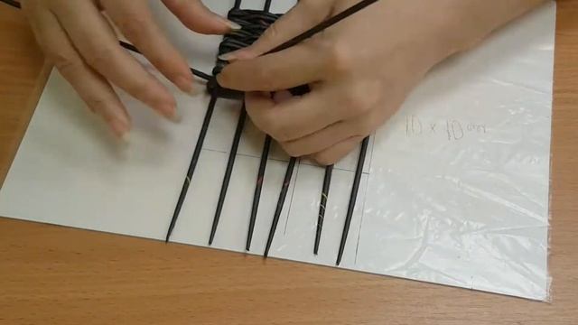Подставка под горячее из бумажных трубочек. смотреть онлайн