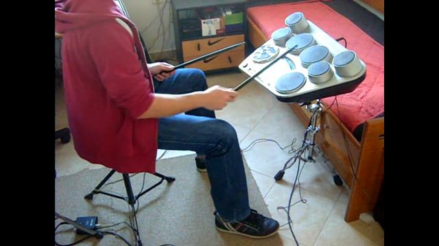 Stone Sour - Through the glass (Drum Cover) Yamaha DD-65 смотреть онлайн