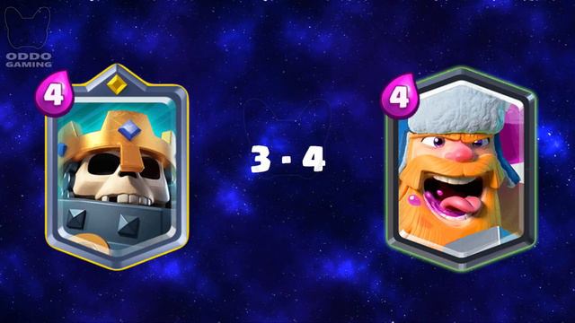 SKELETON KING Vs LUMBERJACK - Clash Royale Challenge #326 смотреть онлайн
