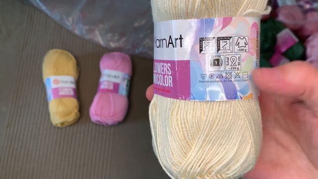 Новая большая ПОСЫЛКА ЛЕТНЕЙ ПРЯЖИ: Анна 16, Анна 20 Seam, ЯрнАрт, Vita Daisy/ Распаковка