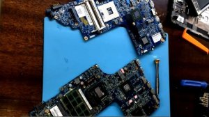 HP DV7 7000 замена материнской платы / HP DV7 7000 motherboard replacement