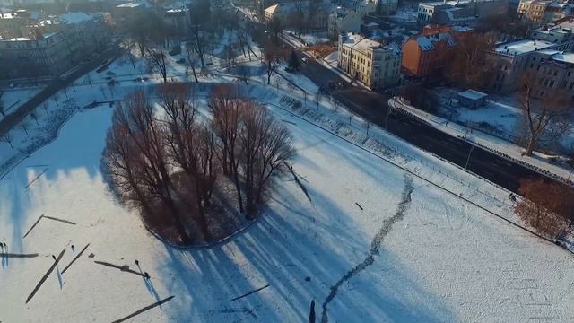 Zima w Legnicy z lotu ptaka смотреть онлайн