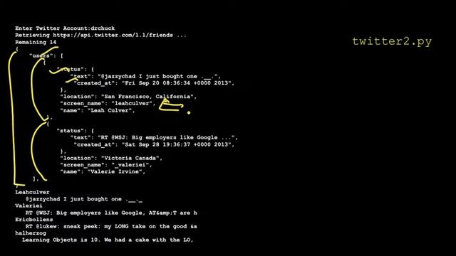 Introduction to PYTHON For Machine Learning - Web Services Twitter Chapter 13 Part 7 смотреть онлайн