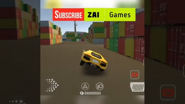 Yellow Lamborghini Crazy Stunts 3D Video ▪Hajwala Drift▪Car Racing Gameplay ▪ ZAI Games смотреть онлайн