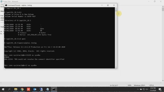 How to Uninstall Oracle Apex 19.2 | 12.1 [Pluggable] | Windows 10 смотреть онлайн