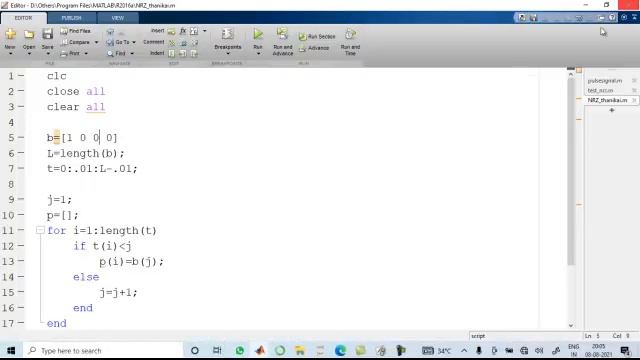 Unipolar NRZ signal generation using MATLAB / PYTHON | Digital Commn LAB | Dr Thanikaiselvan V | VI смотреть онлайн