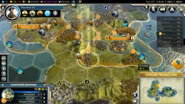 Let's play Civilization 5 - Gods and Kings - Dutch part 3 смотреть онлайн