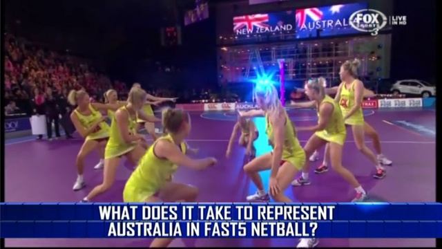 Aussie Diamonds Fast 5 Netball Entrance смотреть онлайн