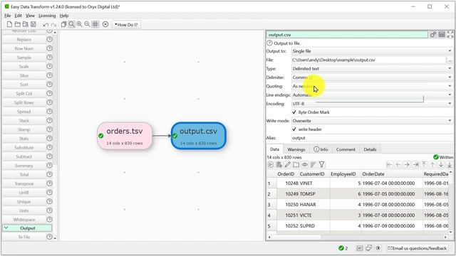 How to convert tab delimited to CSV смотреть онлайн