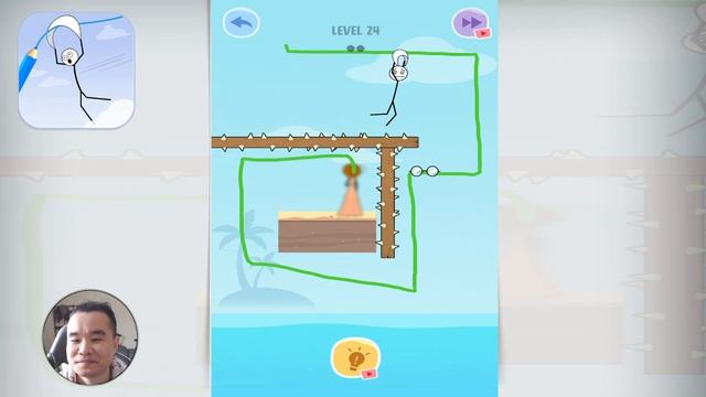 Draw Fly - Funny Stickman Puzzle Game - Levels 1 - 40 - Gameplay Walkthrough