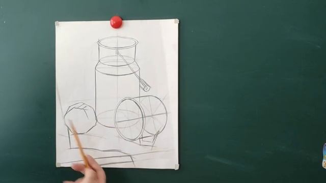 Культура для школьников. Мастер-класс по рисунку "Натюрморт" смотреть онлайн