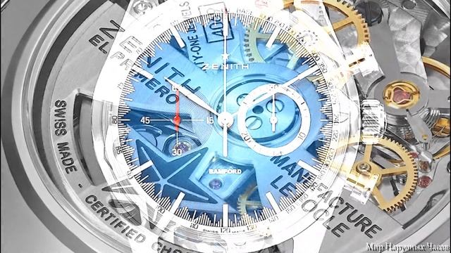 Часы Zenith Chronomaster El Primero Solar Blue смотреть онлайн