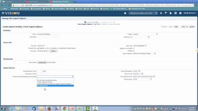 File Import with CDM options. смотреть онлайн