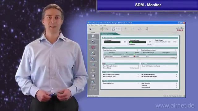 Cisco Router: SDM - Monitor смотреть онлайн