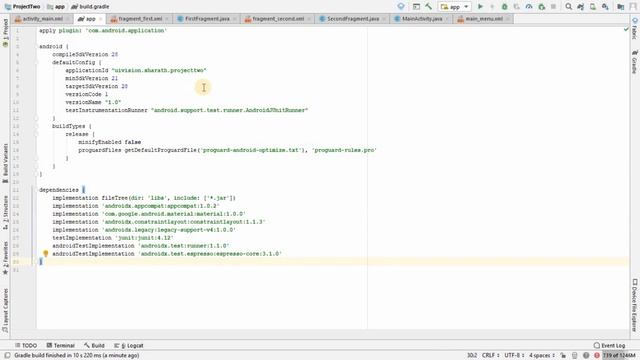 Bottom App Bar Material Design - Android Studio смотреть онлайн