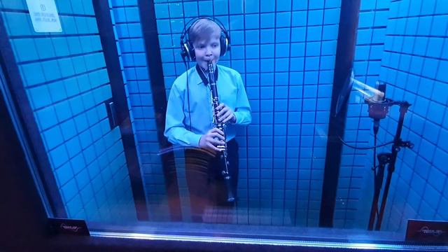 Сh.Parker "The Yardbird Suite" Clarinet - Nikolay Kalinin, 11 years old смотреть онлайн